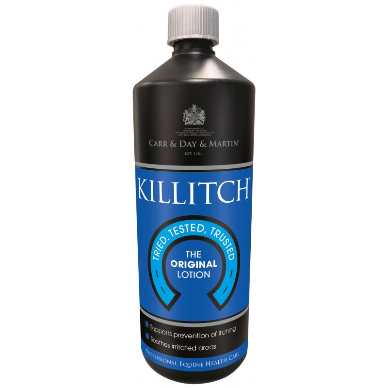 Kill Itch na zmírnění pocitu svědění i pro koně trpící letní vyrážkou (Láhev s dávkovačem, 1 l)
