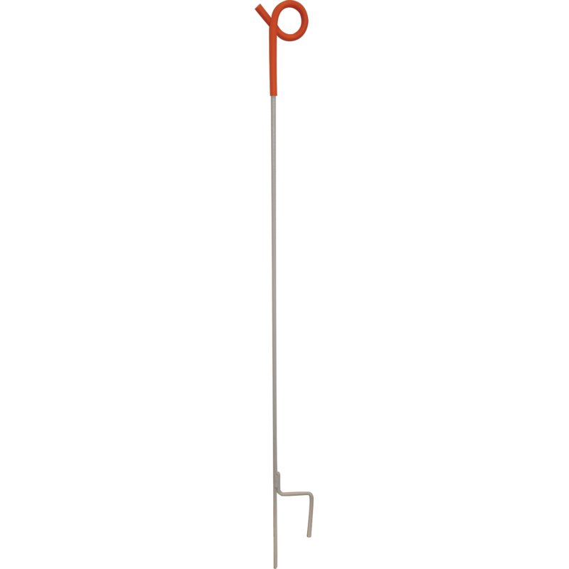  Sloupek ohradníku 100 cm, z pružinové oceli, oranžový-bílý, 10 ks Gallagher