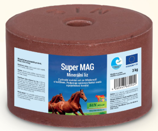 Super Mag EKO, minerální liz s hořčíkem, vápníkem a fosforem (Balení 3 kg)
